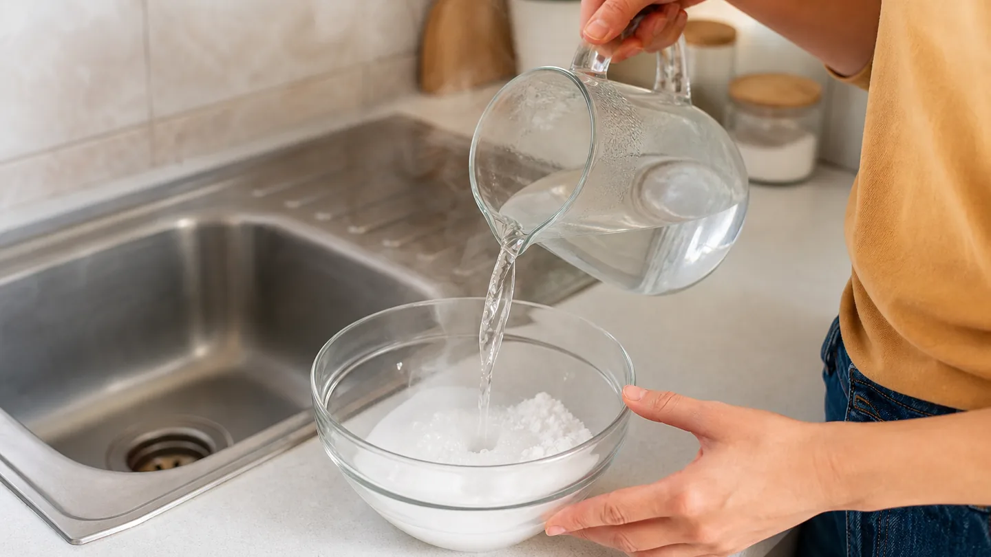 Bicarbonato di sodio e acqua calda – a cosa serve davvero questa miscela