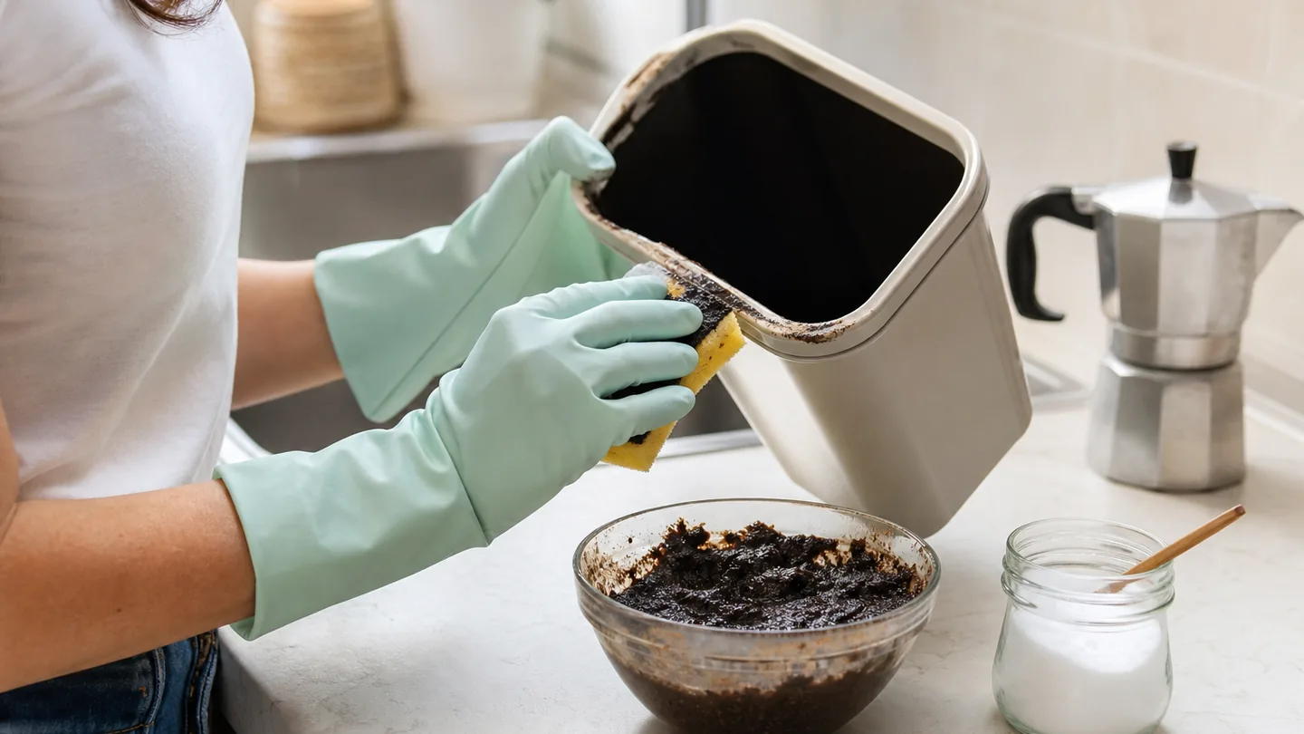 Caffè usato e bicarbonato, il mix casalingo che pulisce e riduce gli sprechi