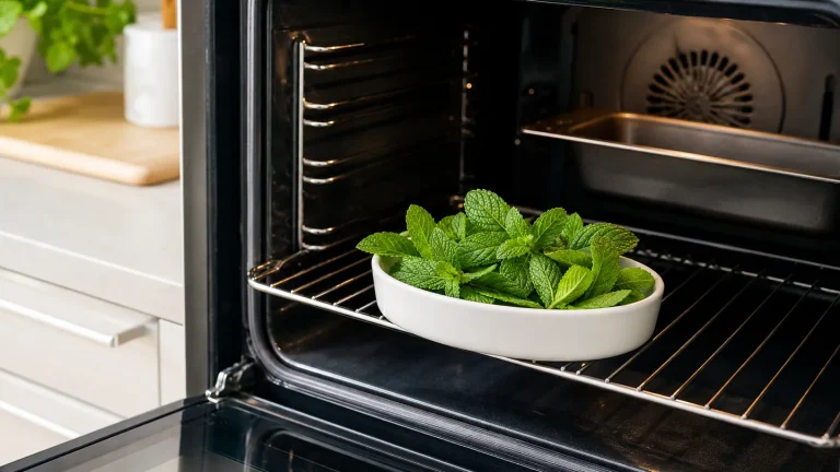 Foglie di menta nel forno e nel microonde – il trucco naturale per eliminare i cattivi odori