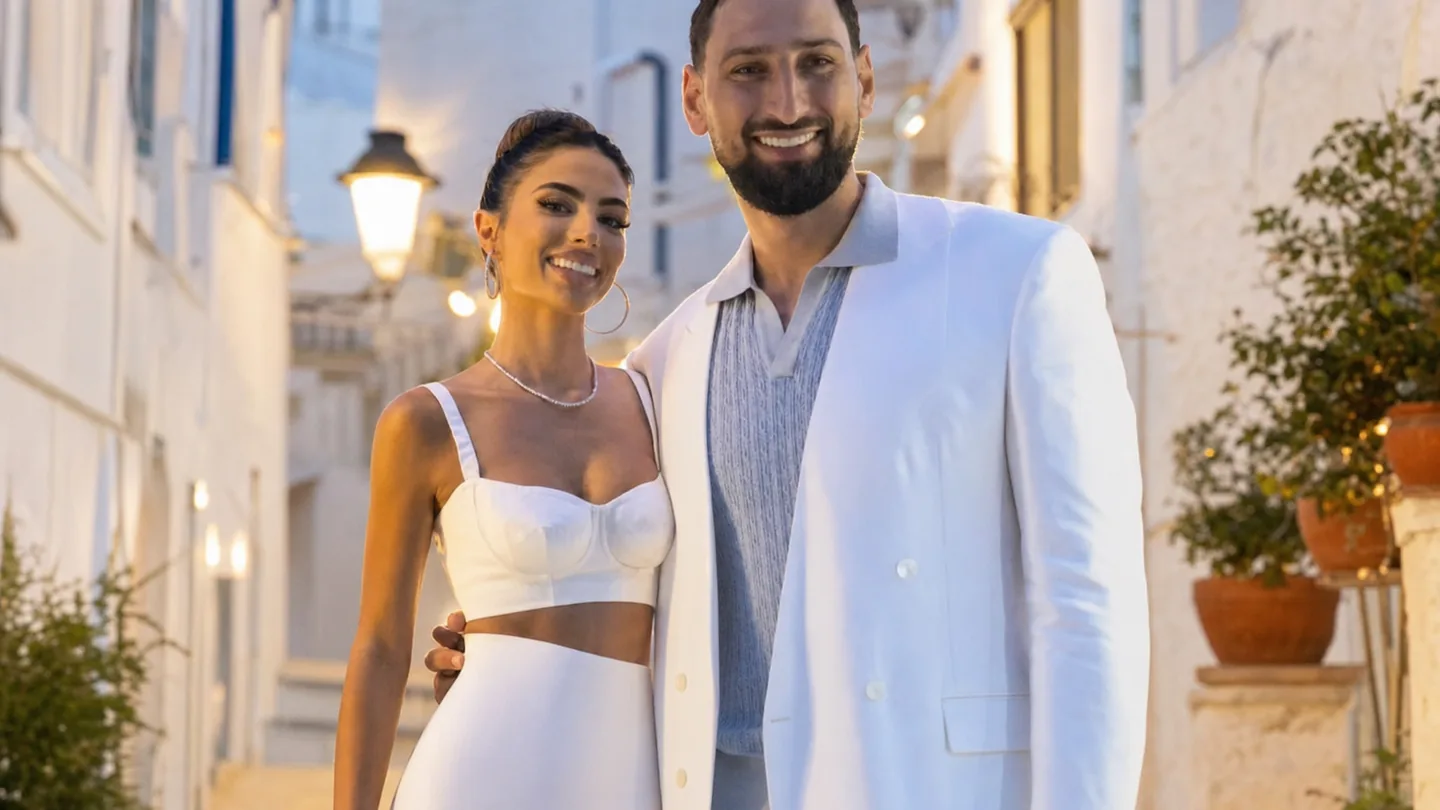 Gigio Donnarumma e Alessia Elefante, nozze in Puglia tra borgo storico, masseria di lusso e 250 ospiti