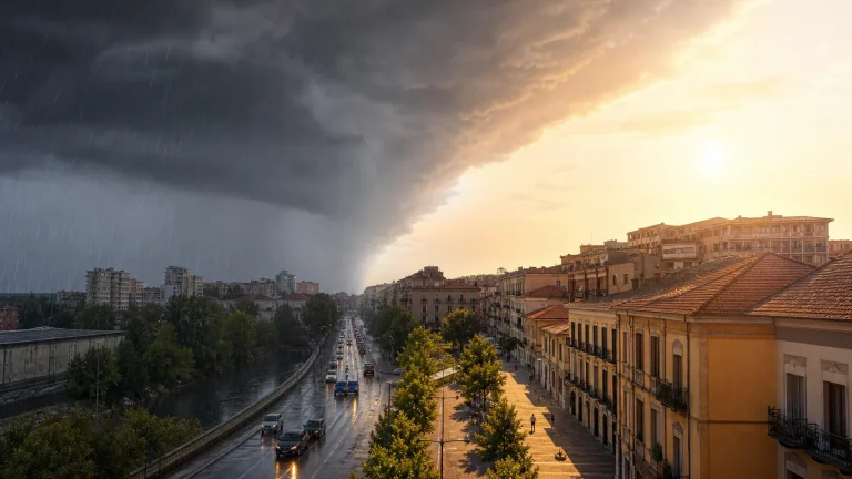 Italia spaccata dal maltempo – al Centro – Nord allerta per temporali, Sud e isole sotto il “bollino rosso” per il caldo
