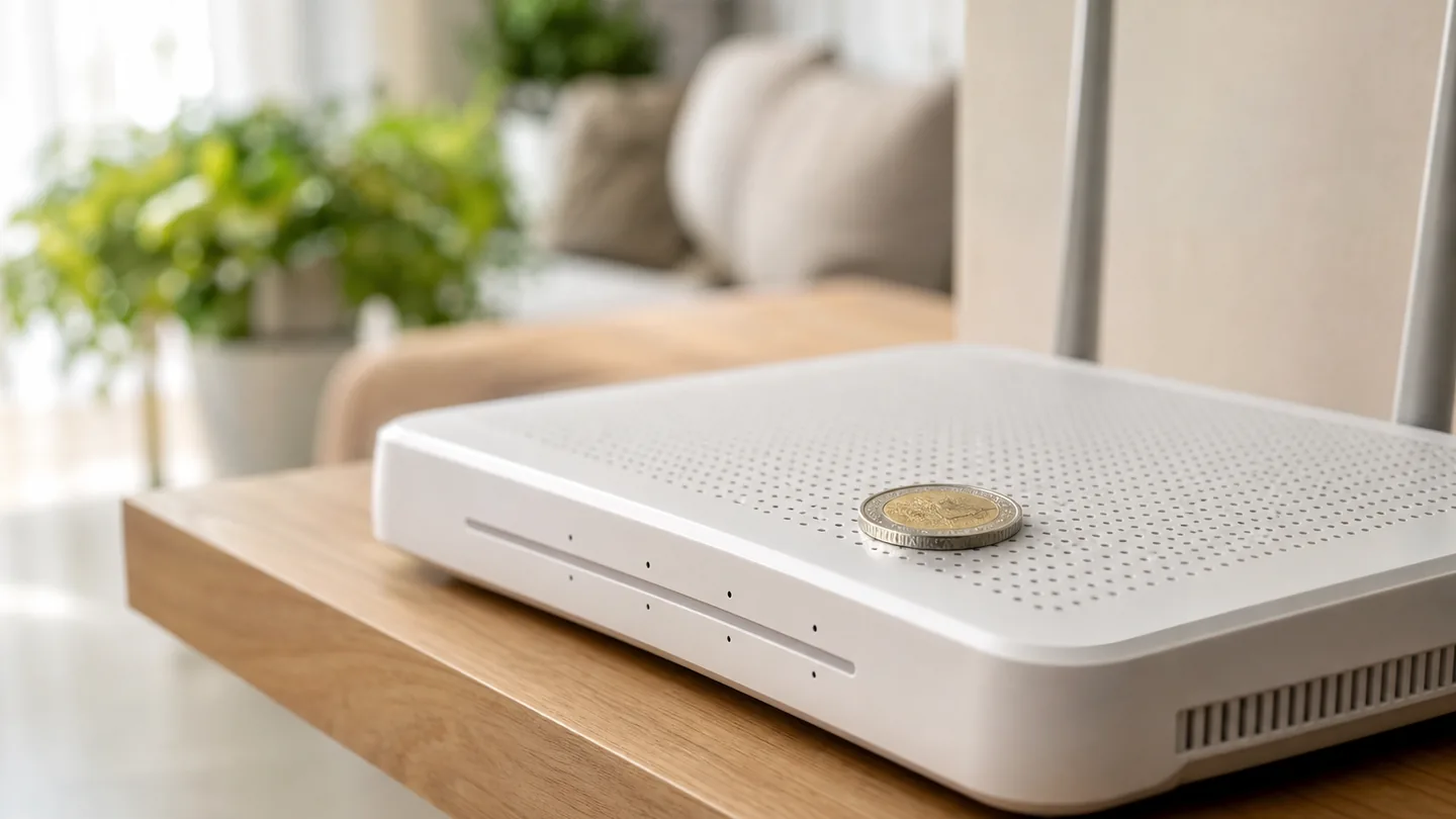 Poner una moneda sul router WiFi – cosa c’è di vero e cosa dicono gli esperti