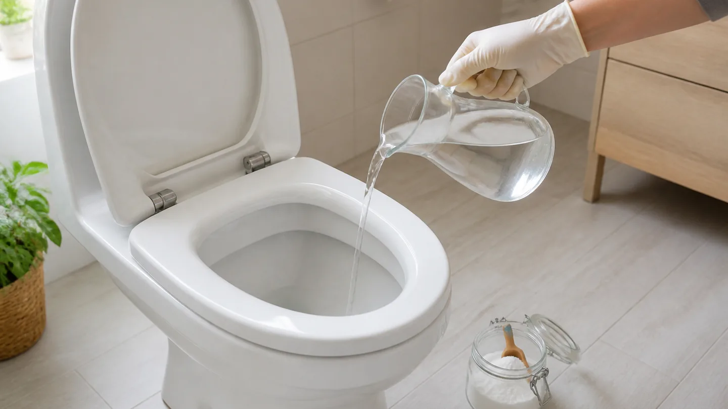 Bicarbonato e aceto nel WC – perché si usano e a cosa servono