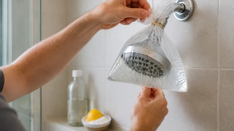 Doccino ostruito, come ripristinare la pressione dell’acqua con il vinagre bianco