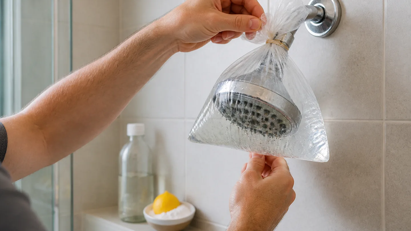 Doccino ostruito, come ripristinare la pressione dell’acqua con il vinagre bianco