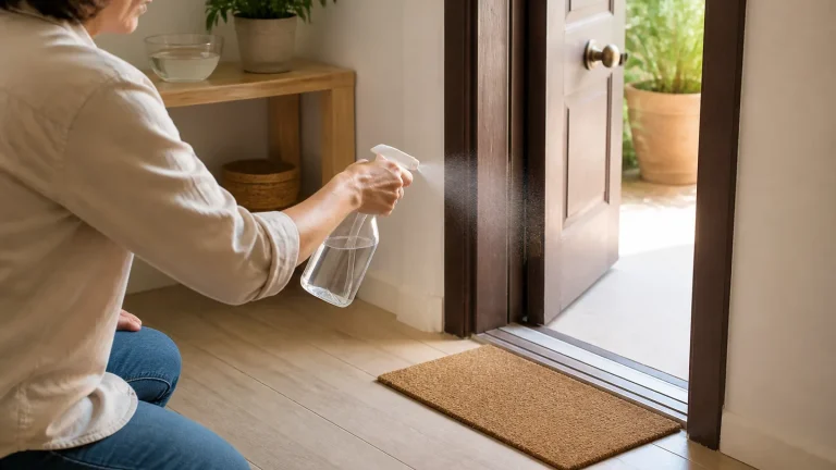 Spruzzare aceto sulla porta di casa – a cosa serve davvero e perché è così consigliato
